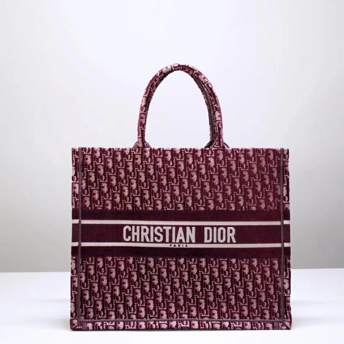 Christian Dior Embroidered Velvet tote bag-CD50196